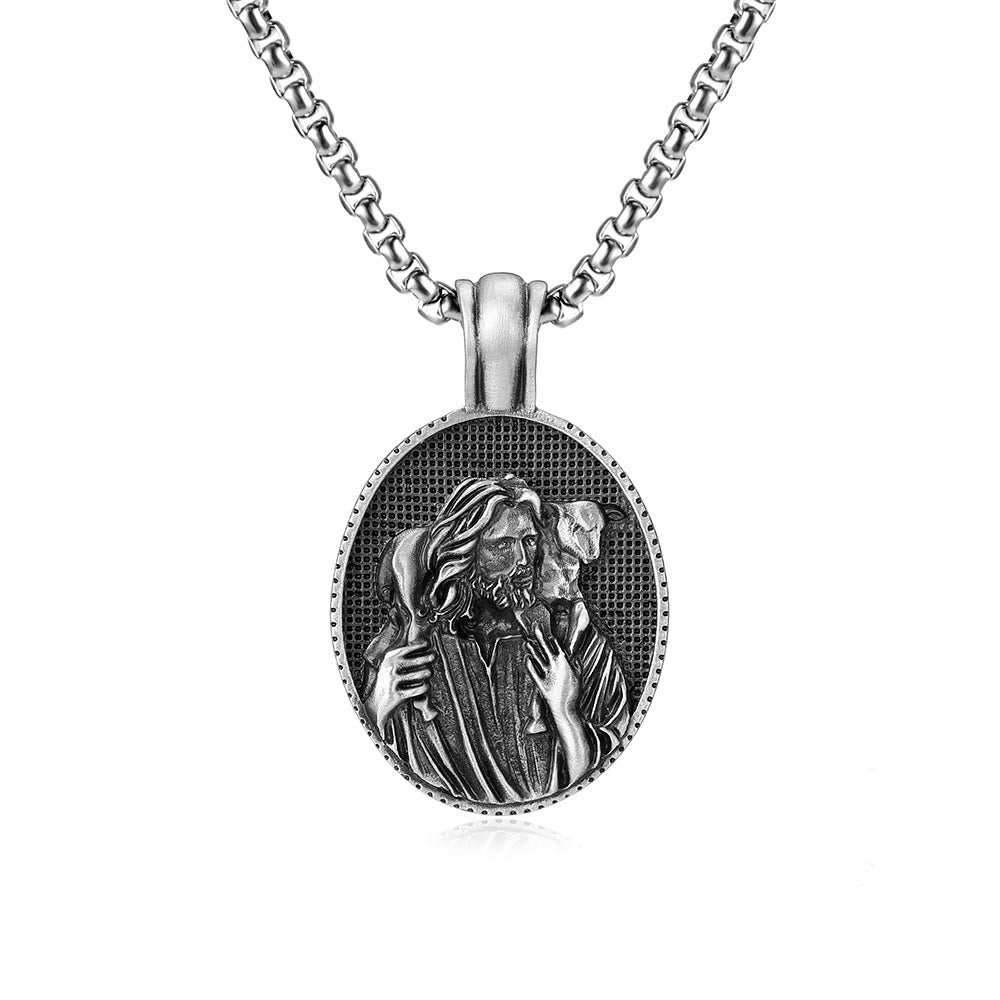 The Good Shepherd Jesus Pendant Necklace - The Heavenly