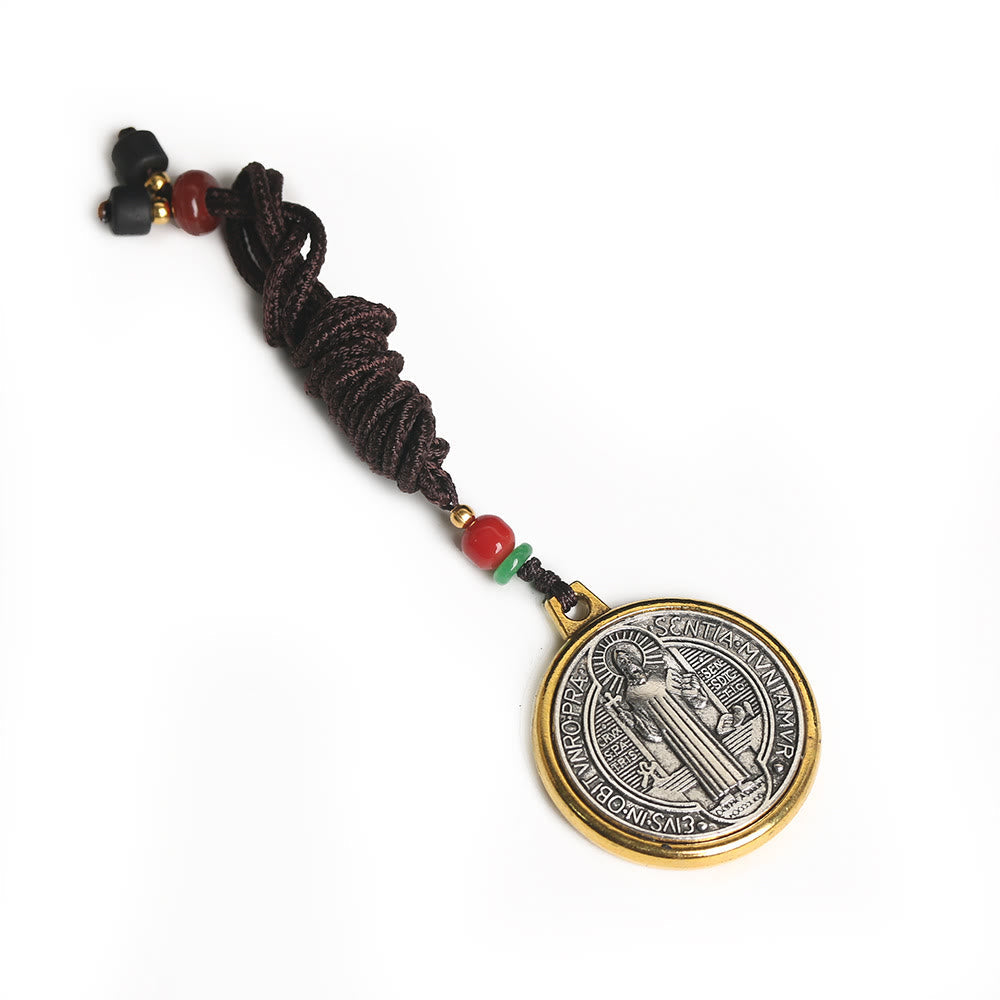 Classic St. Benedict Medallion Amulet Necklace - The Heavenly
