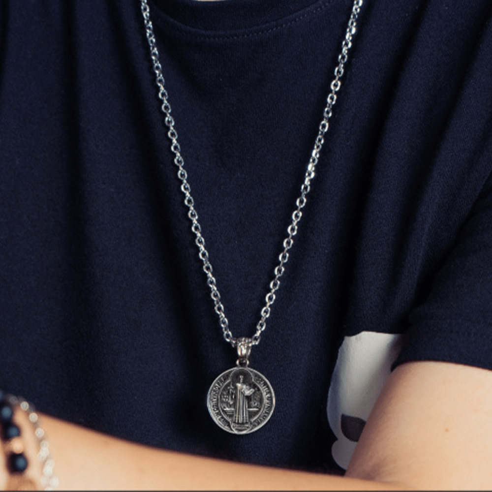 St. Benedict Home Blessing Alloy Necklace - The Heavenly