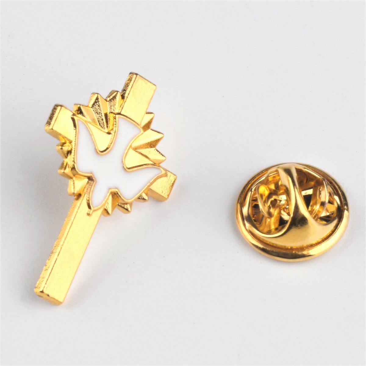 4-Piece Holy Spirit Cross Brooch - The Heavenly