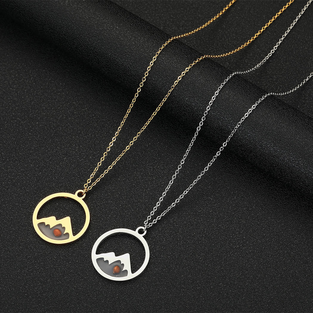 Mountain Mustard Seed Faith Pendant Necklace - The Heavenly