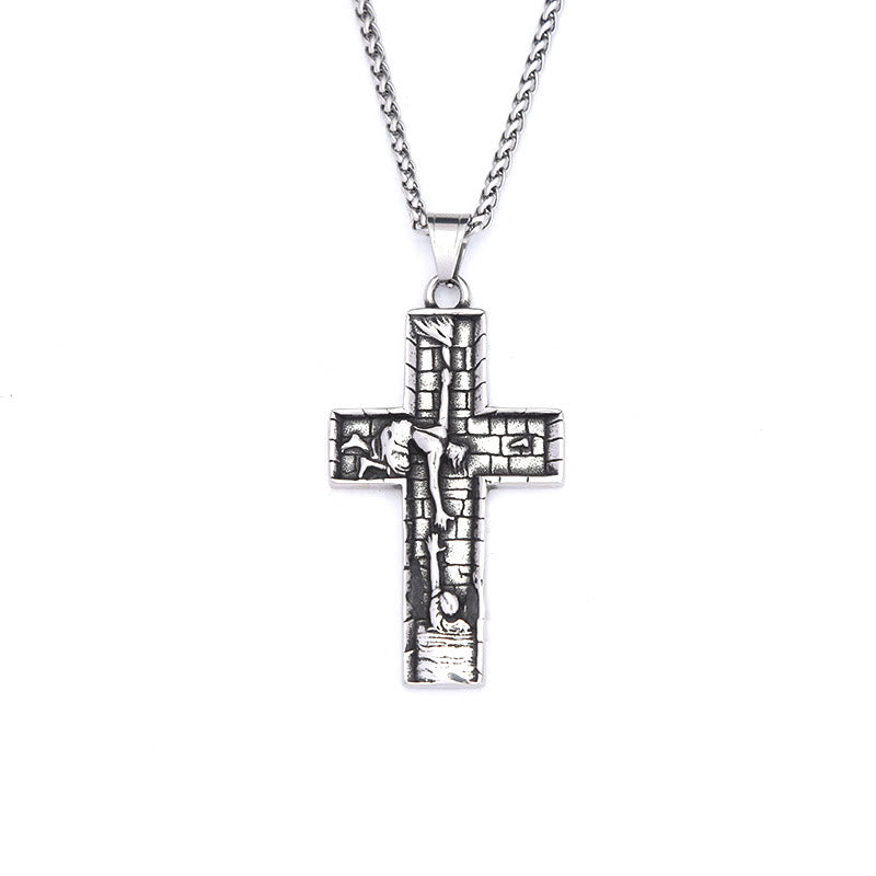 Hands of Redemption Cross Necklace - The Heavenly