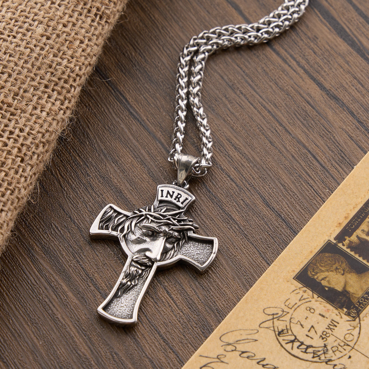 Jesus Cross Necklace - The Heavenly
