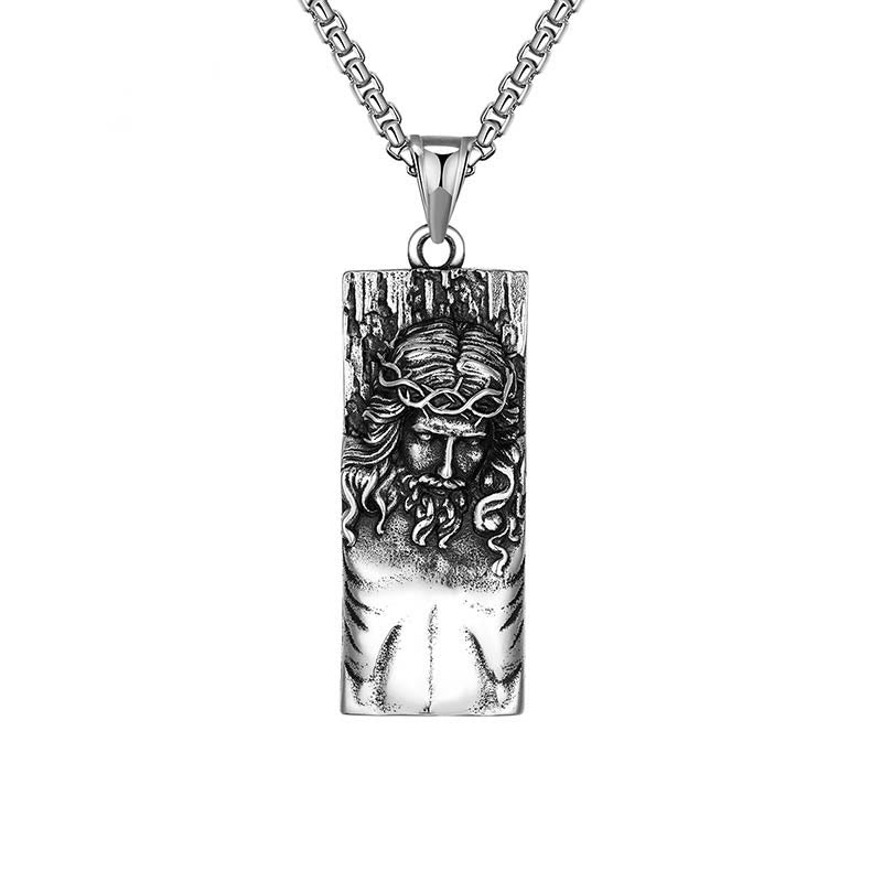 Jesus Shield Amulet Religion Necklace - The Heavenly