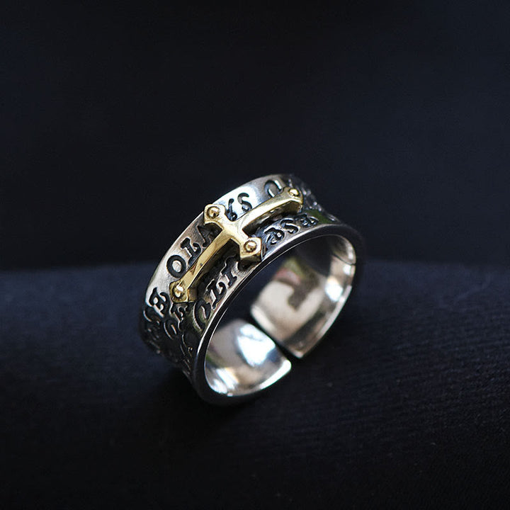 Adjustable Cross Ring Jewelry - The Heavenly