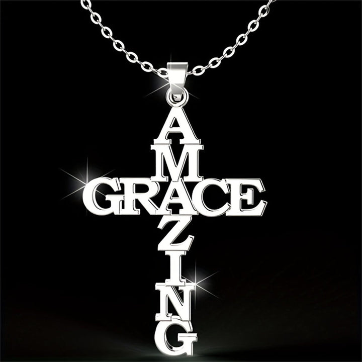 AMAZING GRACE Cross Necklace - The Heavenly