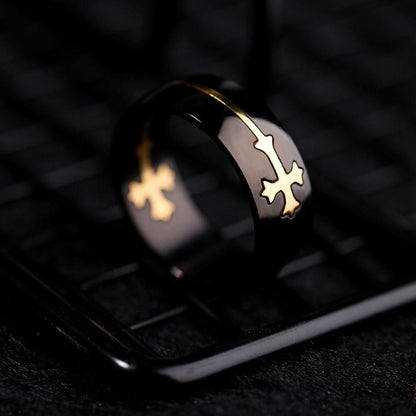 JESUS & Cross Ring-A Fusion of Fashion and Faith - The Heavenly