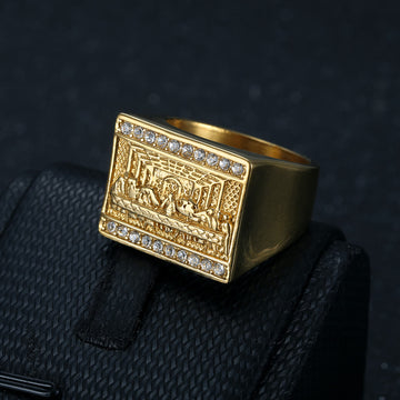 2 Colors Vintage&Classic The Last Supper Ring - The Heavenly
