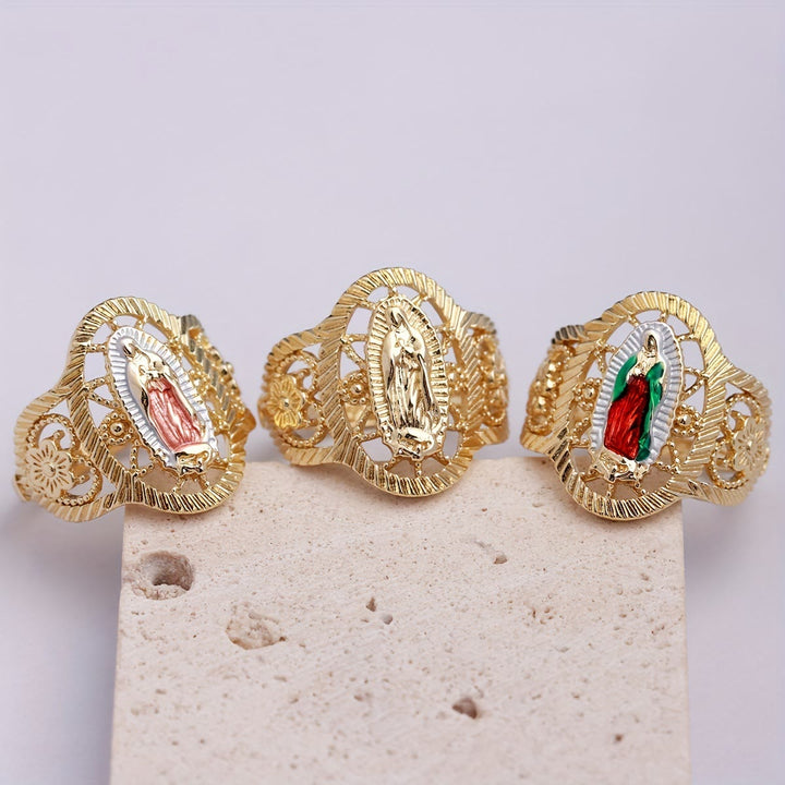 3colors Our Lady of Guadalupe Ring - The Heavenly