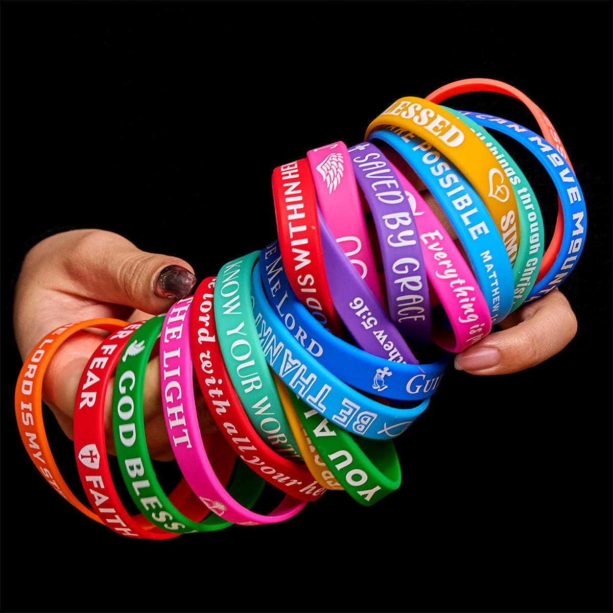 Scripture Silicone Bracelets - The Heavenly