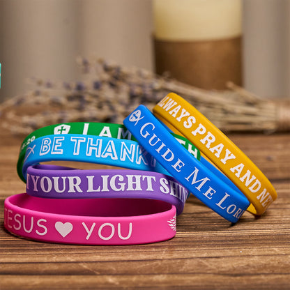 Scripture Silicone Bracelets - The Heavenly