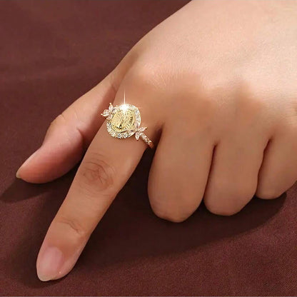 Elegant Virgin Mary Emblem Ring - The Heavenly