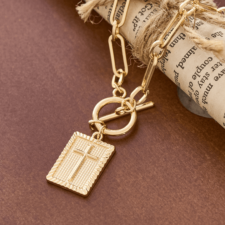 Cross Tag Necklace - The Heavenly