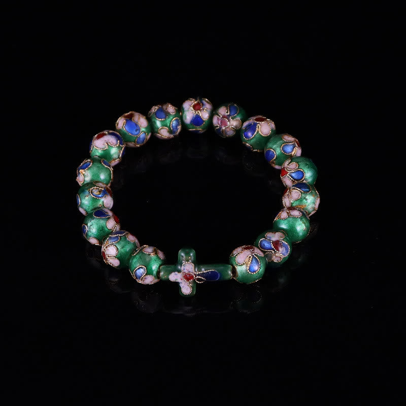 Cloisonné Enamel Filigree Faith Pieces: Rich Comfort with Sacred Symbolism - The Heavenly