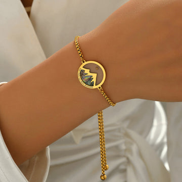 2-Color Mustard Seed & Mountain Bracelet - The Heavenly