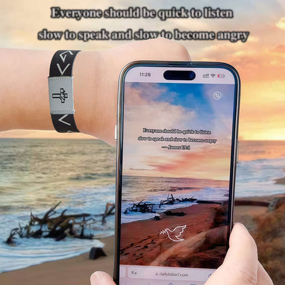 2-Style NFC Faith Wristband - The Heavenly