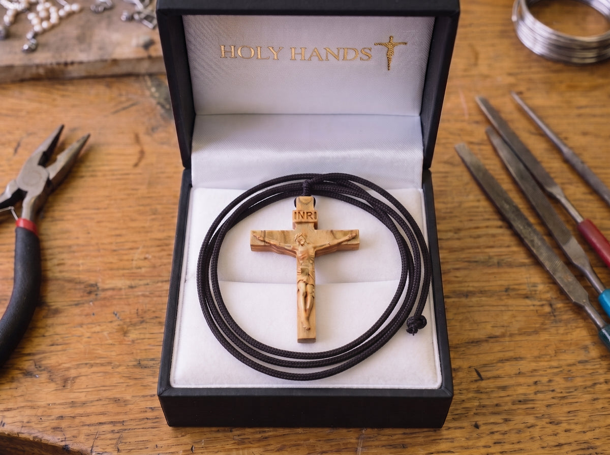 Wooden Crucifix - The Heavenly