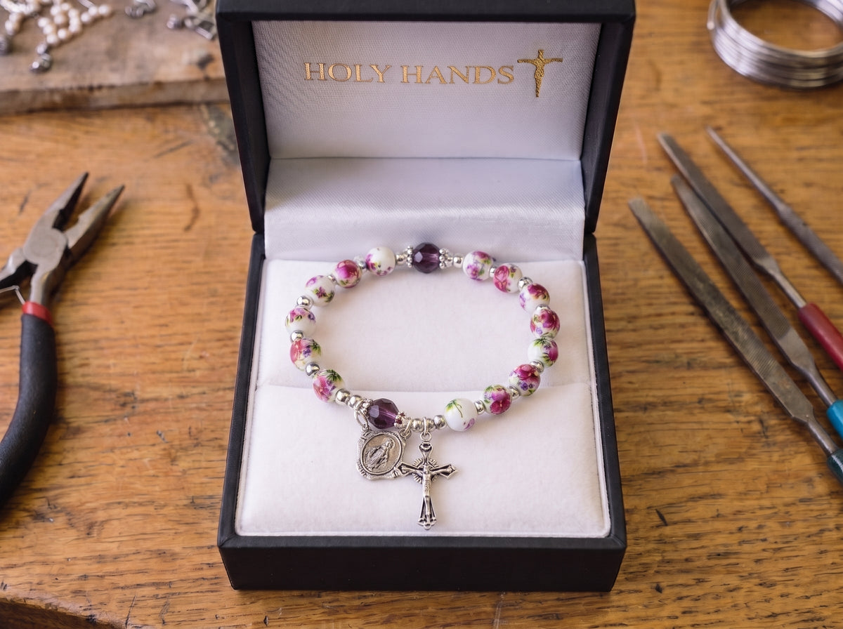 Floral Faith Bracelet - The Heavenly