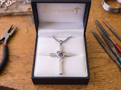 Birthstone Cross - The Heavenly
