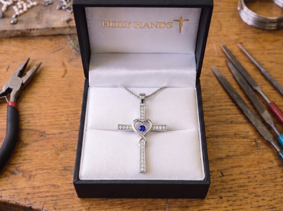 Birthstone Cross - The Heavenly