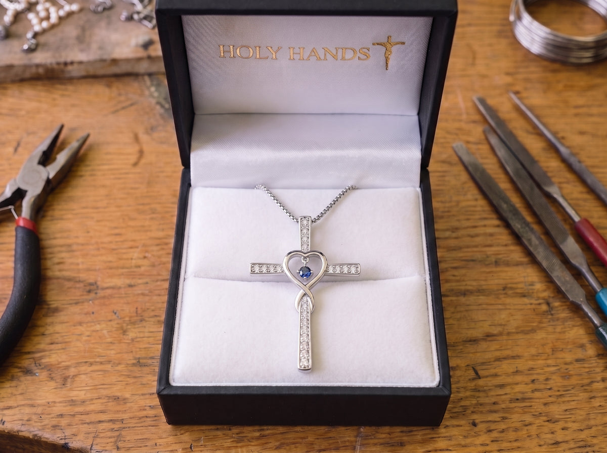 Birthstone Cross - The Heavenly