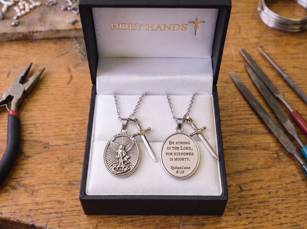 St. Michael Necklace - The Heavenly
