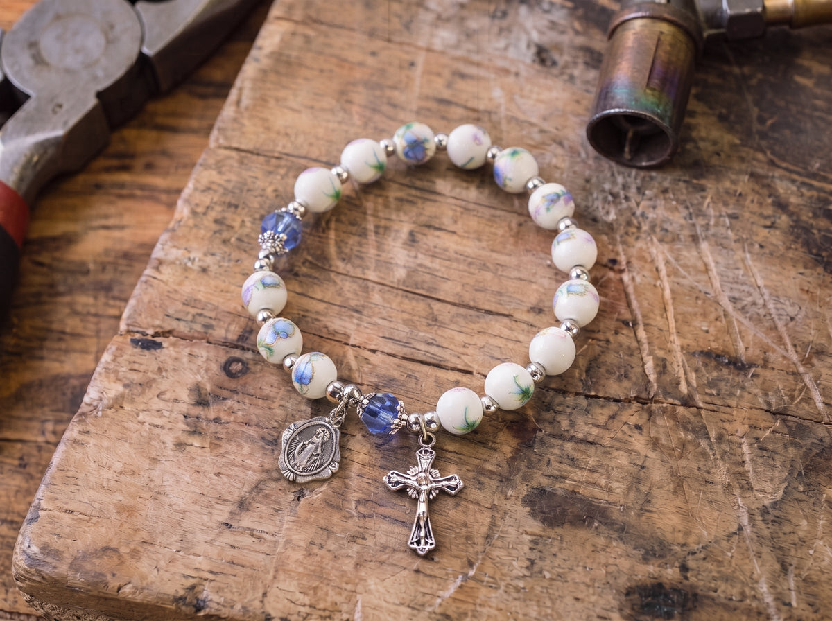 Floral Faith Bracelet - The Heavenly