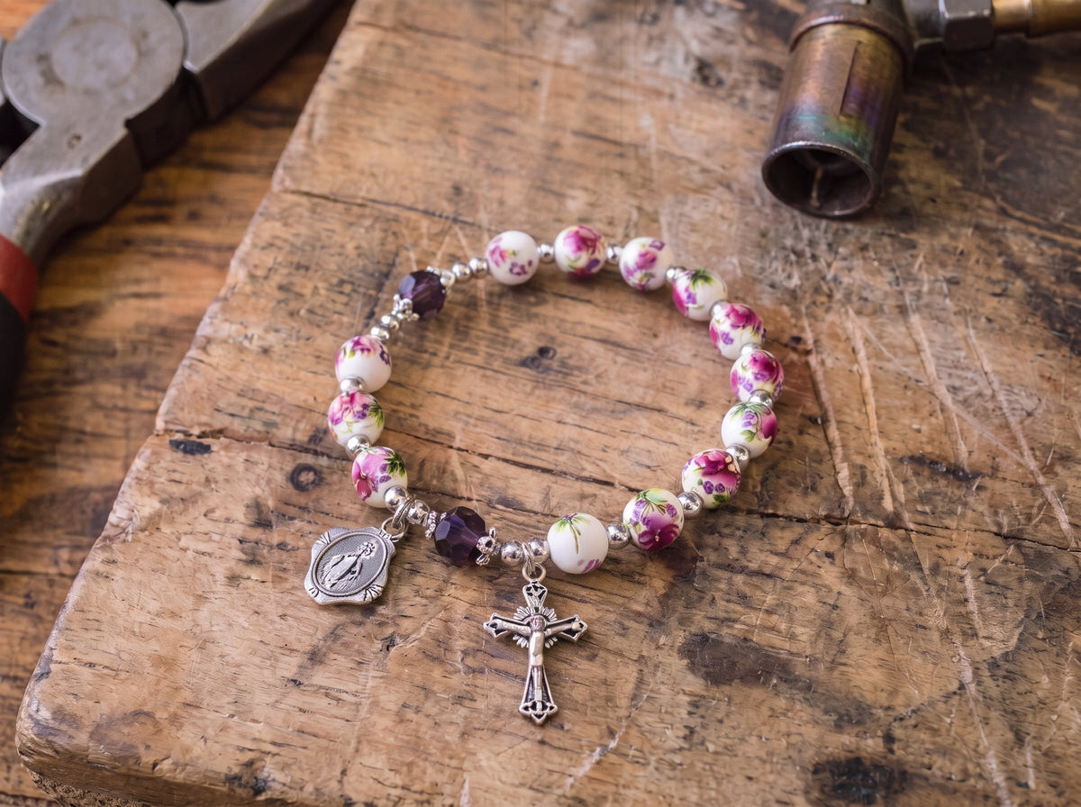 Floral Faith Bracelet - The Heavenly