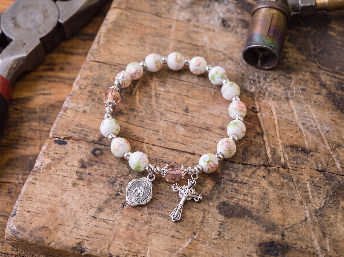 Floral Faith Bracelet - The Heavenly