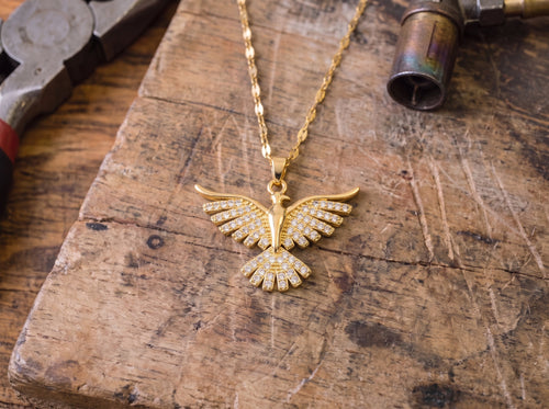 Holy Spirit Dove Necklace - The Heavenly