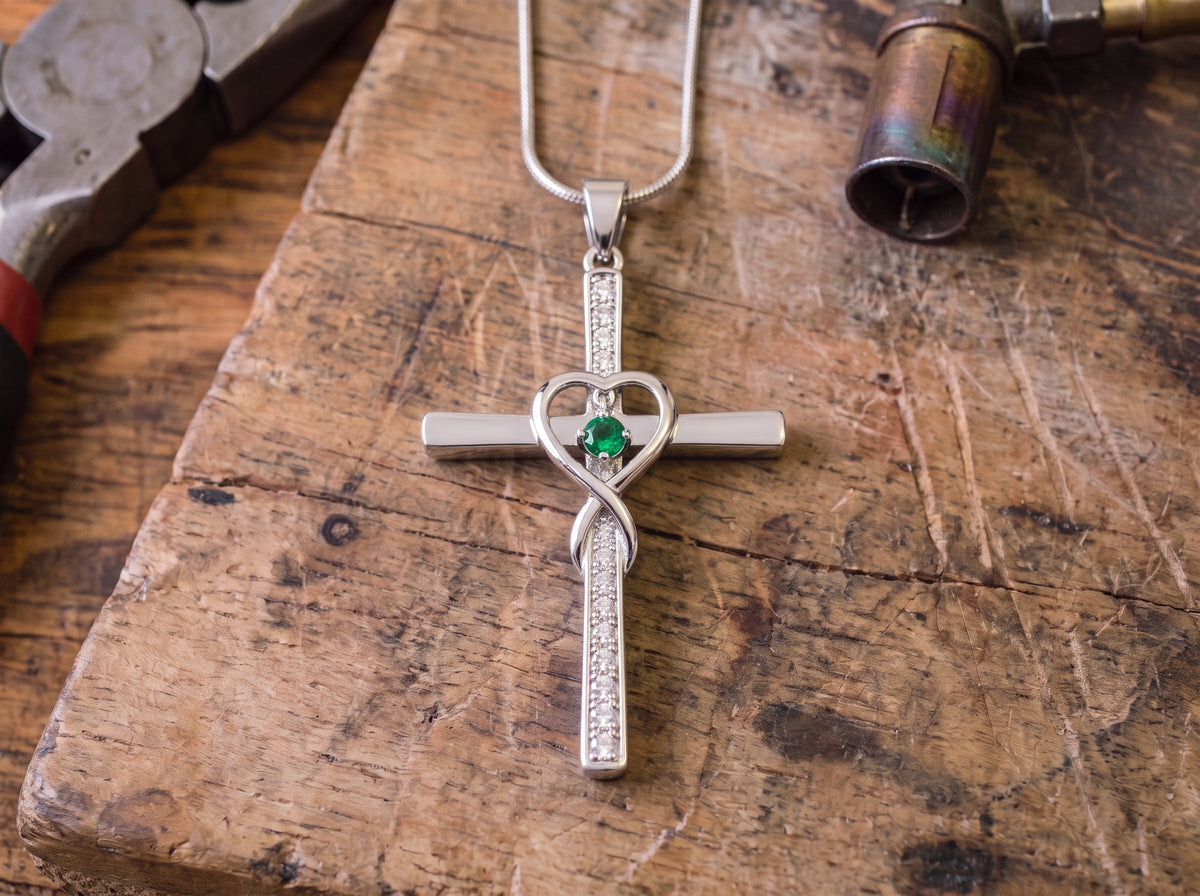 Birthstone Cross - The Heavenly