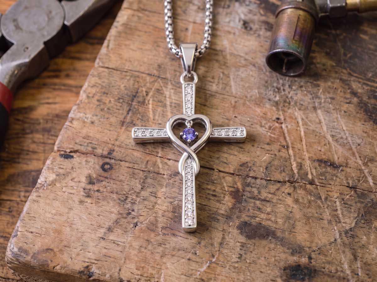 Birthstone Cross - The Heavenly