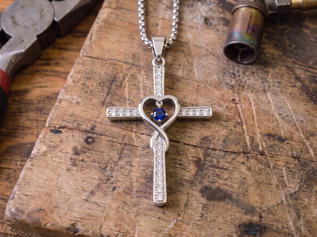 Birthstone Cross - The Heavenly