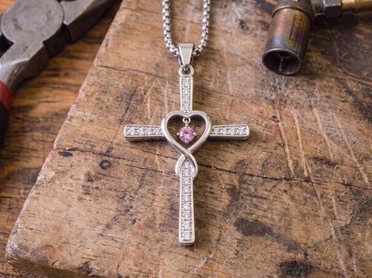 Birthstone Cross - The Heavenly