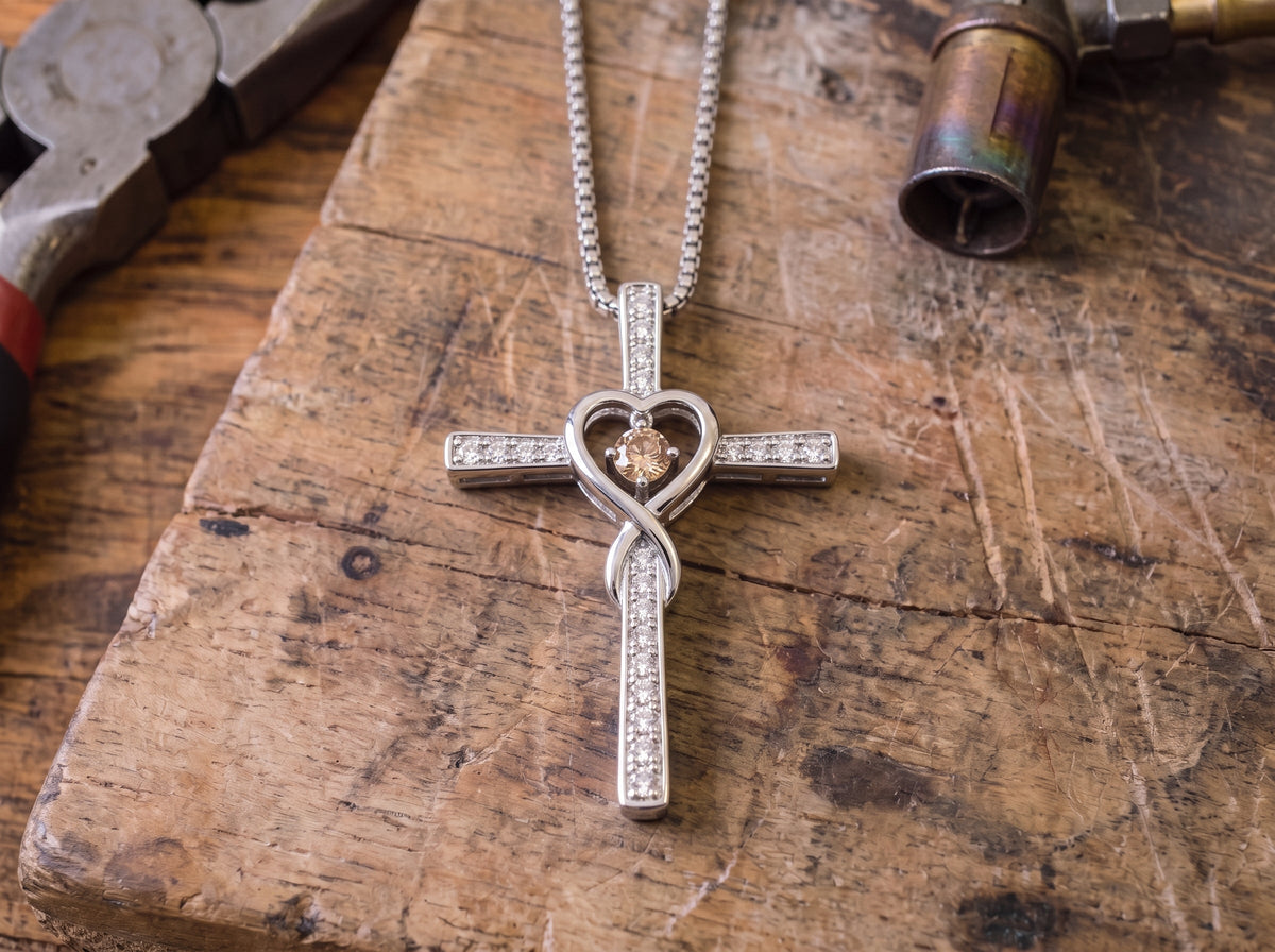 Birthstone Cross - The Heavenly
