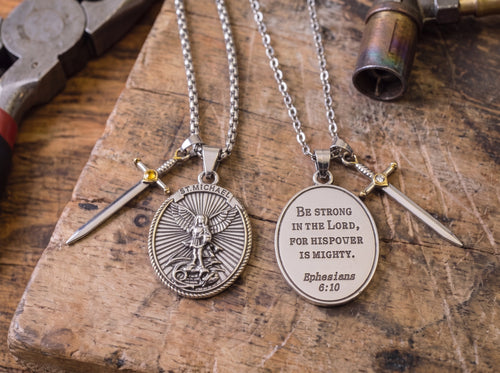 St. Michael Necklace - The Heavenly