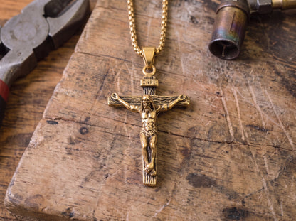 Crucifix Pendant - The Heavenly