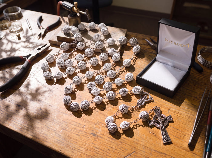 The White Rose Rosary — Father Gabriel's Final Collection